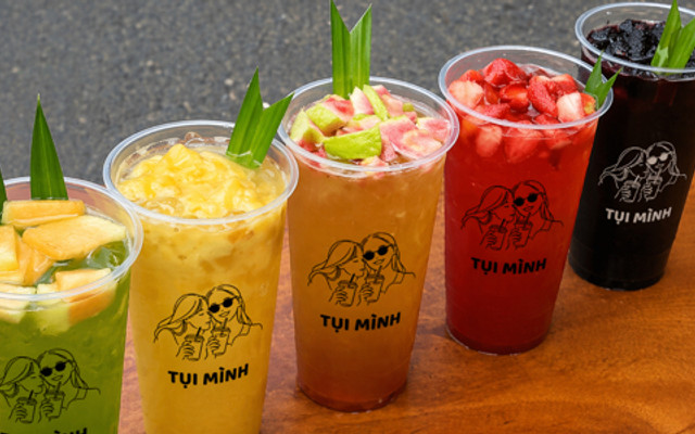 Trà Trái Cây Tươi TỤI MÌNH- Lê hầm đường phèn & Trà Sữa