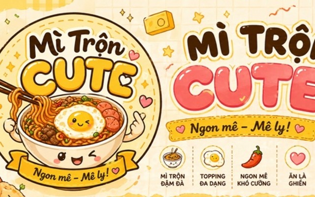 Mì Trộn Cute - Lạc Long Quân