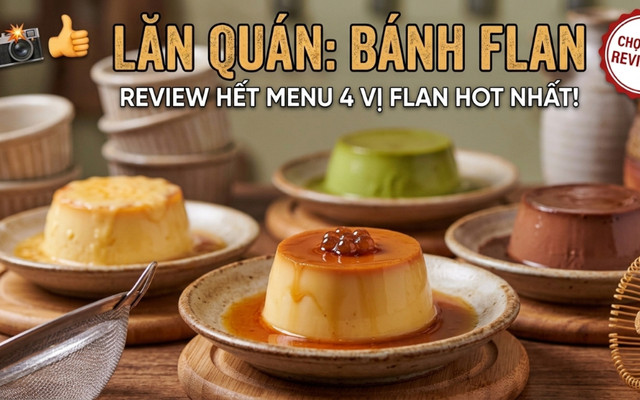 Lăn Quán - Ăn Vặt & Bánh Flan - 131 Lê Lư