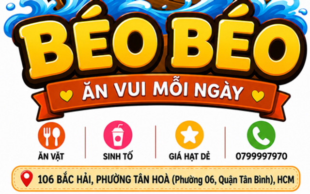 BÉO BÉO - Bánh Tráng Trộn, Ăn Vặt & Sinh Tố - Bắc Hải