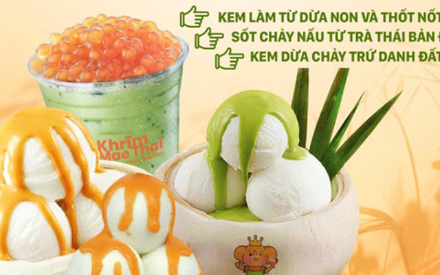 Kem Dừa Chảy - Khrim Mae Thái - Bình Tân