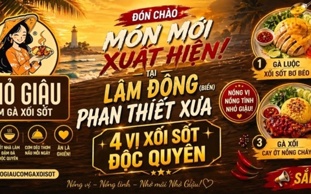 Cơm Gà Xối Sốt - Nhỏ Giậu