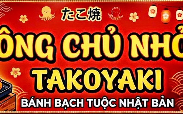Takoyaki Ông Chủ Nhỏ - Bánh Bạch Tuộc - 182 Diên Hồng