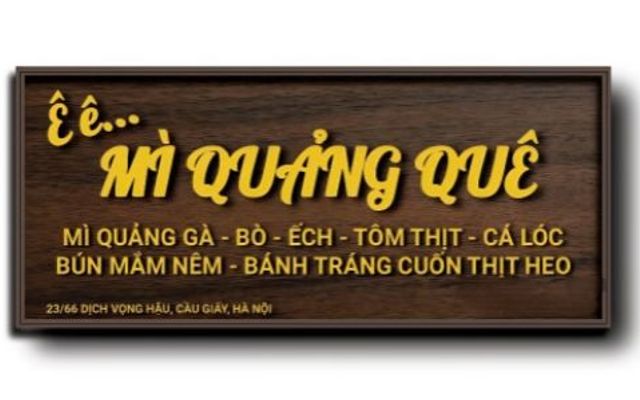 Ê ê...Mì Quảng Quê - Dịch Vọng Hậu