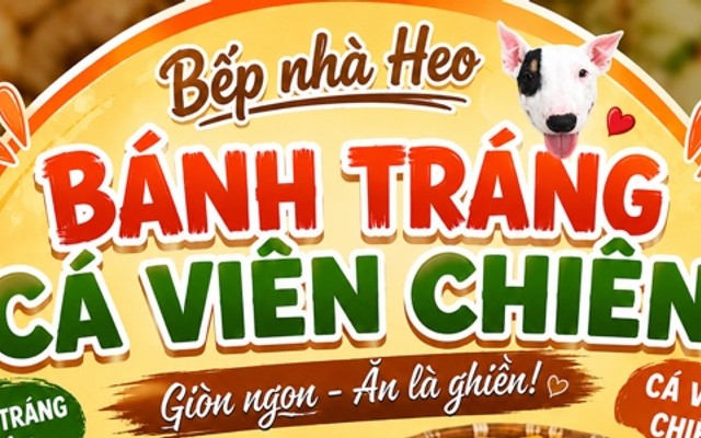 Bếp Nhà Heo - Bánh Tráng Tỏi & Cá Viên Chiên nè