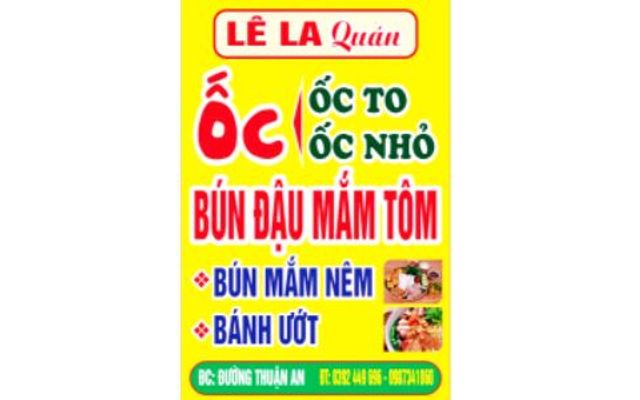Bún Đậu Mắm Tôm & Ốc - Lê La