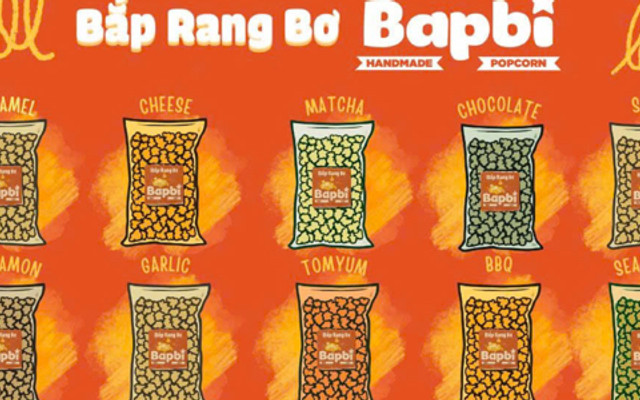 Bapbi Popcorn - Bắp Rang Bơ Kiểu Mỹ - Q10