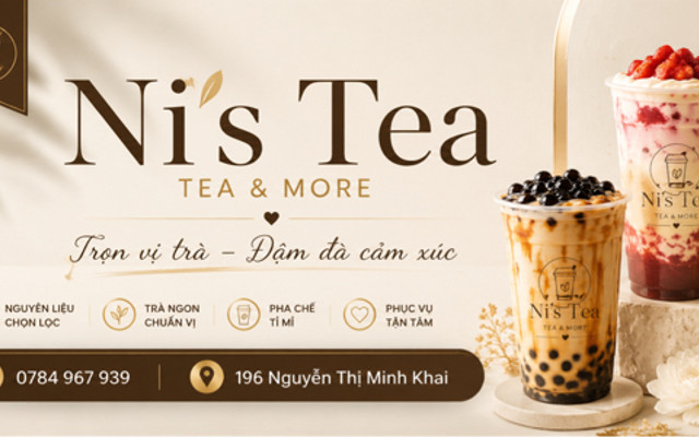 Ni's Tea - Trà Sữa 700ml Full Topping