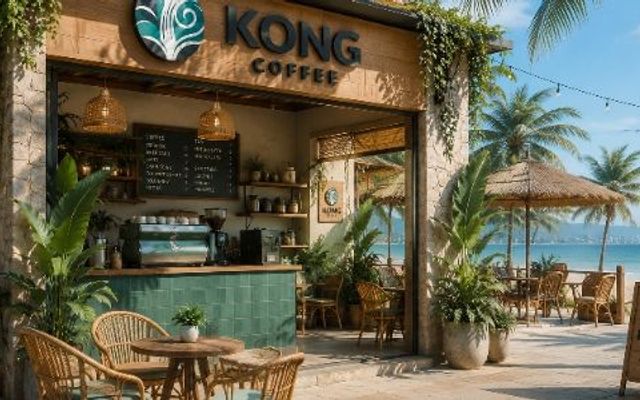 Cà Phê Dừa - Kong Cafe & Tea