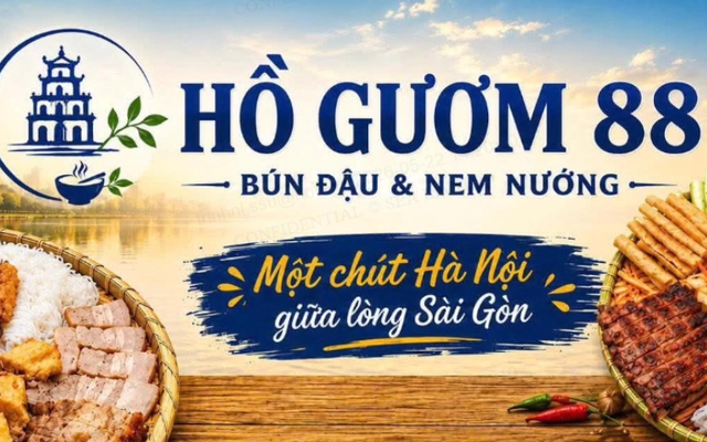 Hồ Gươm 88 - Bún Đậu Mắm Tôm & Nem Nướng Nha Trang - Nhà Thờ Lạc Quang