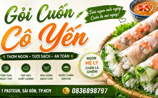 Gỏi Cuốn & Bún Mắm Nêm Cô Yến - Pasteur