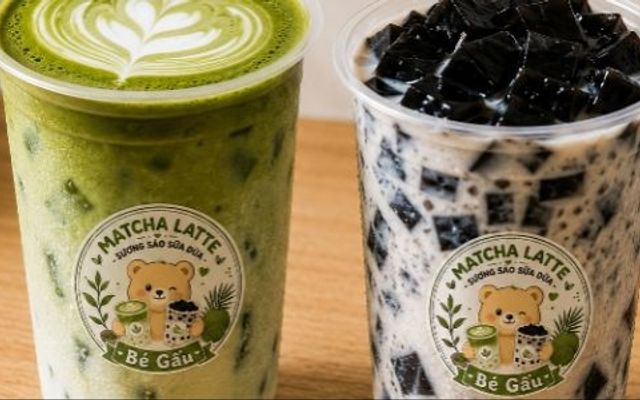 BÉ GẤU - Matcha Latte Và Sương Sáo Sữa Dừa - Lê Đại Hành
