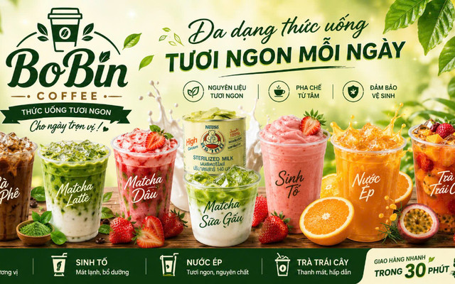 Bobin - Cà Phê, Sinh Tố & Nước Ép - Bùi Văn Thêm