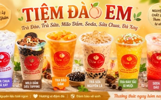 TIỆM ĐÀO EM - Trà Đào, Trà Sữa & Nui Xào Bò