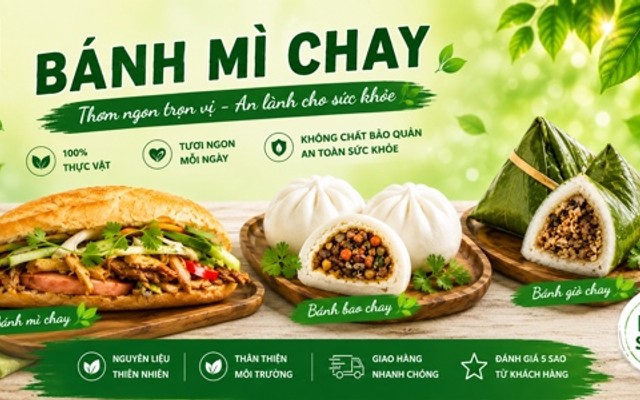 BÁNH MÌ CHAY TỐT - BÁNH BAO CHAY & BÁNH GIÒ CHAY - 1315 HOÀNG SA