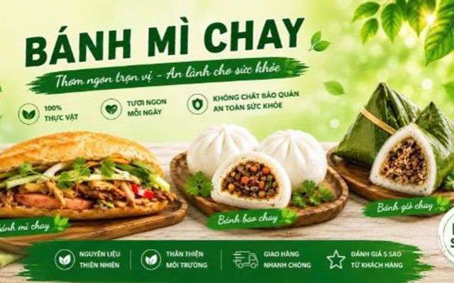 Bánh Mì Chay Tốt, Bánh Bao Chay & Bánh Giò Chay - 293 Âu Cơ