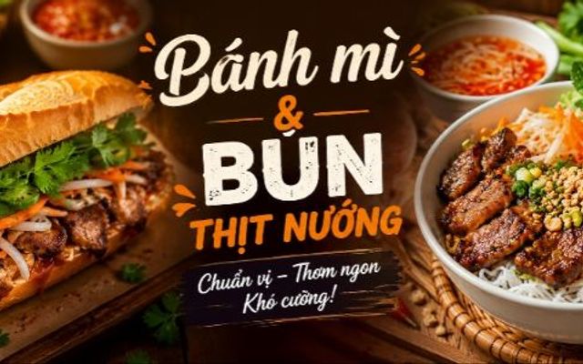 Bánh Mì - Bún Thịt Nướng A Phong