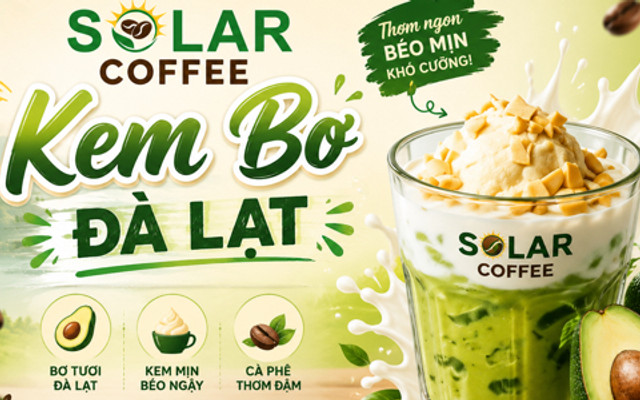 SOLAR Coffee - Kem Bơ Đà Lạt, Matcha & Cà Phê
