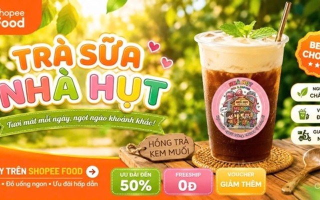 Trà Sữa, Hồng Trà & Bánh Tráng - Nhà Hụt Tea