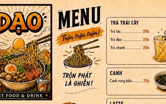 Mì Trộn Thủ Đức - Dạo Fastfood N Drink - Đường Số 6
