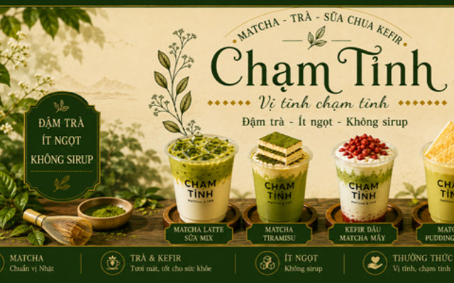 Chạm Tỉnh - Trà, Matcha & Cafe - Phạm Huy Thông