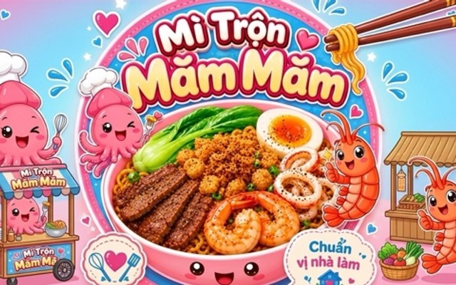 Ăn Vặt Măm Măm - Mì Trộn & Trà