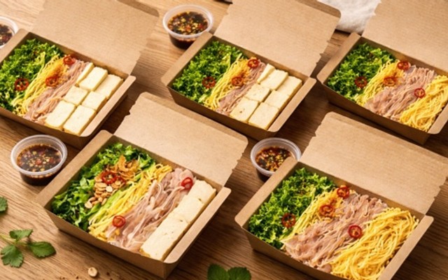 Bún Bò Xào & Bún Nước Tương Healthy - MeLoz - Đường C18