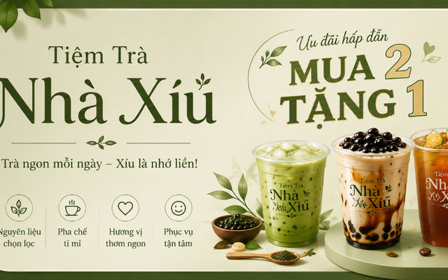 Tiệm Trà Nhà Xíu - Trà Sữa, Cà Phê Và Trà Các Loại - Hẻm 58/4 Thống Nhất