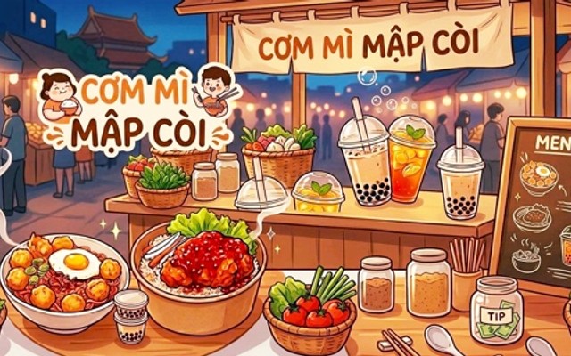 Cơm Mì Mập Còi - Cơm Gà & Mì Trộn - Hồ Tùng Mậu