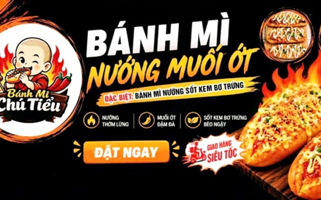 Bánh Mì Chú Tiểu - Bánh Mì Muối Ớt & Sốt Kem Bơ Trứng - 44 Tân Thới Nhất 1