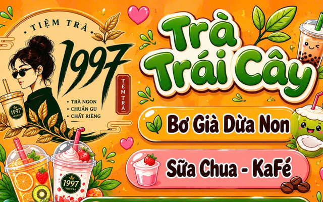 TIỆM TRÀ 1997 - Bơ Già Dừa Non, Sữa Chua & Cà Phê - Lê Đức Thọ