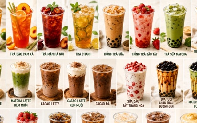 TIỆM TRÀ CHILL - CAFE, MATCHA & TEA - MÃ LÒ