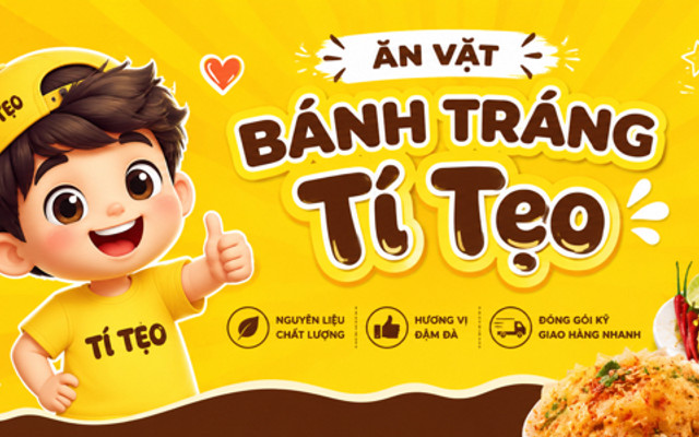 Ăn Vặt Tí Tẹo - Bánh Tráng Chấm/Trộn - 880 Tạ Quang Bửu