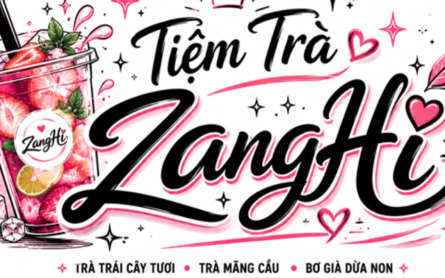 Tiệm Trà ZangHi - Trà Hoa Quả Nhiệt Đới, Trà Mãng Cầu & Bơ Già Dừa Non