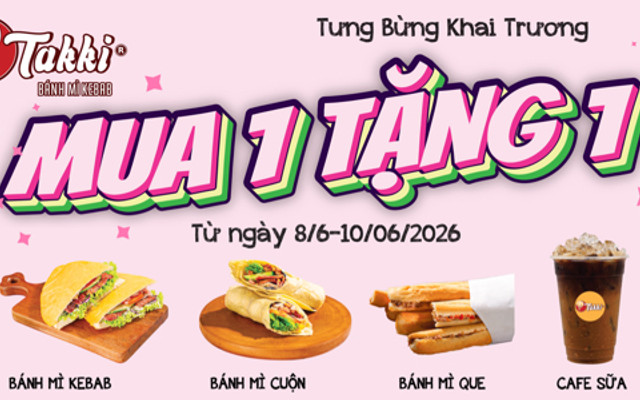 Takki - Bánh Mì Kebab - 16A Nguyễn Văn Mại