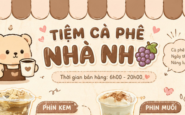 Tiệm Cà Phê Nhà Nho - Cà Phê Muối, Matcha & Trà Trái Cây