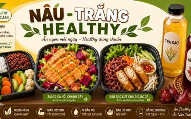 Cơm NÂU - TRẮNG HEALTHY