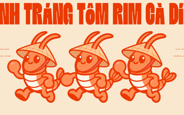 Bánh Tráng Tôm Rim Cà Dính