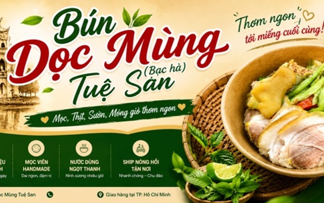 Tuệ San - Bún Dọc Mùng & Hoa Quả Dầm