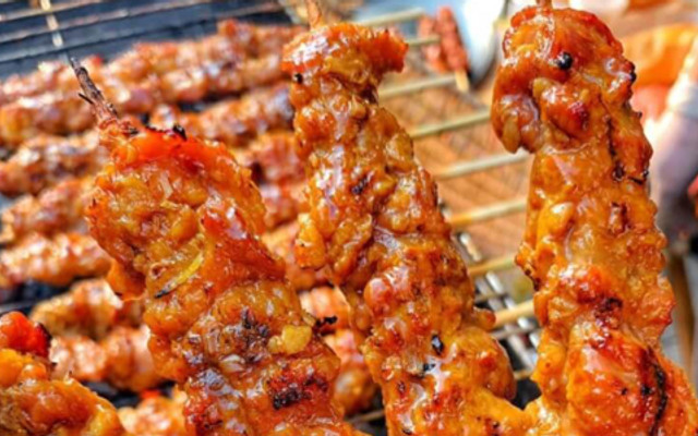 Bánh Mì Thịt Nướng Xiên - A Mập