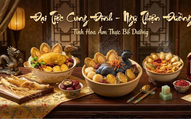 Ngự Thiện Đường - Súp Bào Ngư Vi Cá Hải Sâm & Gà Ác Tiềm Thuốc Bắc