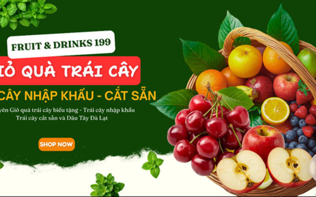Trái Cây Nhập Khẩu - Giỏ Quà Biếu Tặng - Fruit & Drinks 199