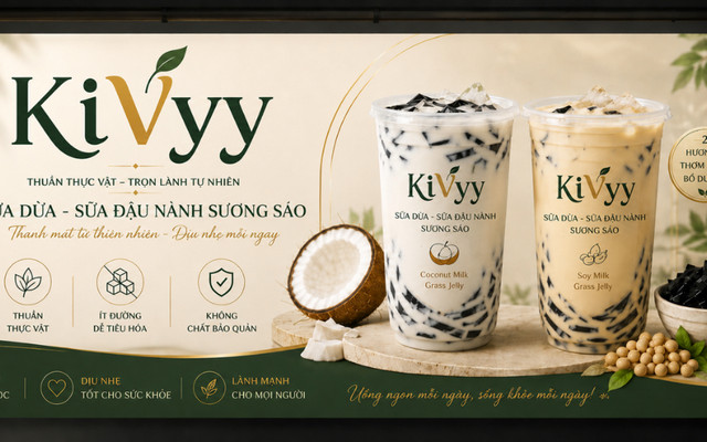 KiVyy - Sữa Dừa & Sữa Đậu Nành Sương Sáo - 174 Phạm Văn Đồng