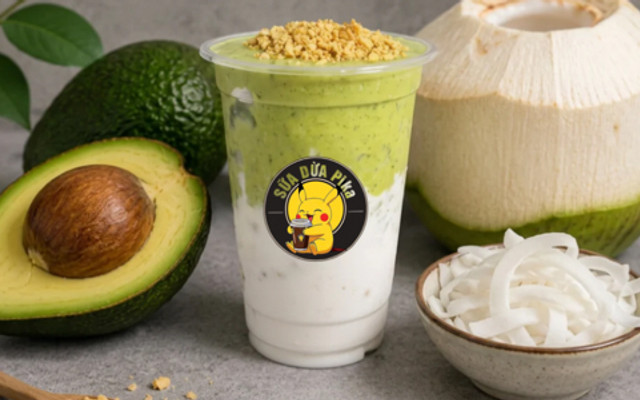Tiệm Pika - Bơ Già Dừa Non, Cafe & Tea