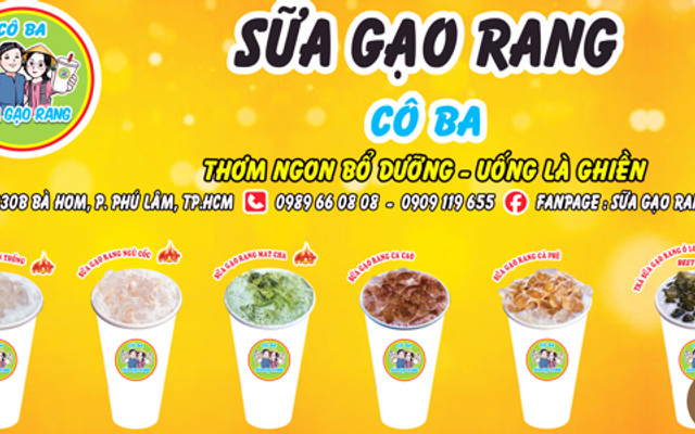 Sữa Gạo Rang Cô Ba