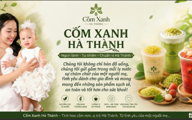 Cốm Xanh Hà Thành - Trà Sữa & Matcha & Healthy Meals