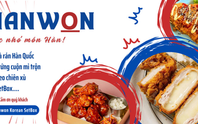 Hanwon Korean SetBox - Gà Rán, Cơm Trộn & Mì Trộn Hàn Quốc