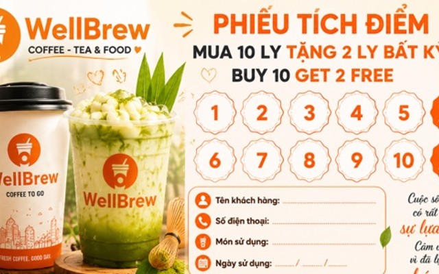 WellBrew Coffee & Tea - Nguyễn Hữu Cảnh