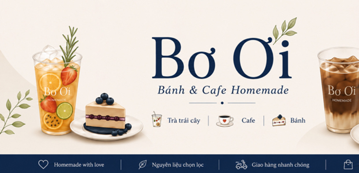 Bơ Ơi - Bánh & Cafe Homemade - K27/15 Nguyễn Gia Trí
