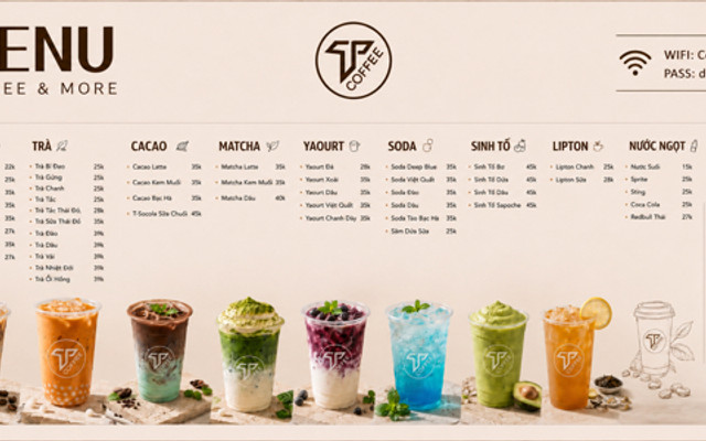T MILK TEA & COFFEE - Cà Phê, Matcha & Cacao - 09 Nguyễn Duy Dương